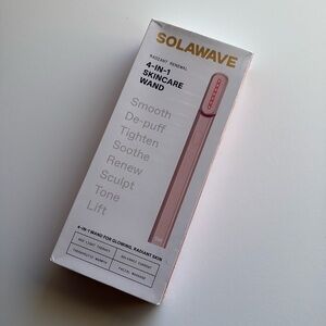 Sealed Brand New Solawave 4-in-1 skincare wand Rose gold color
